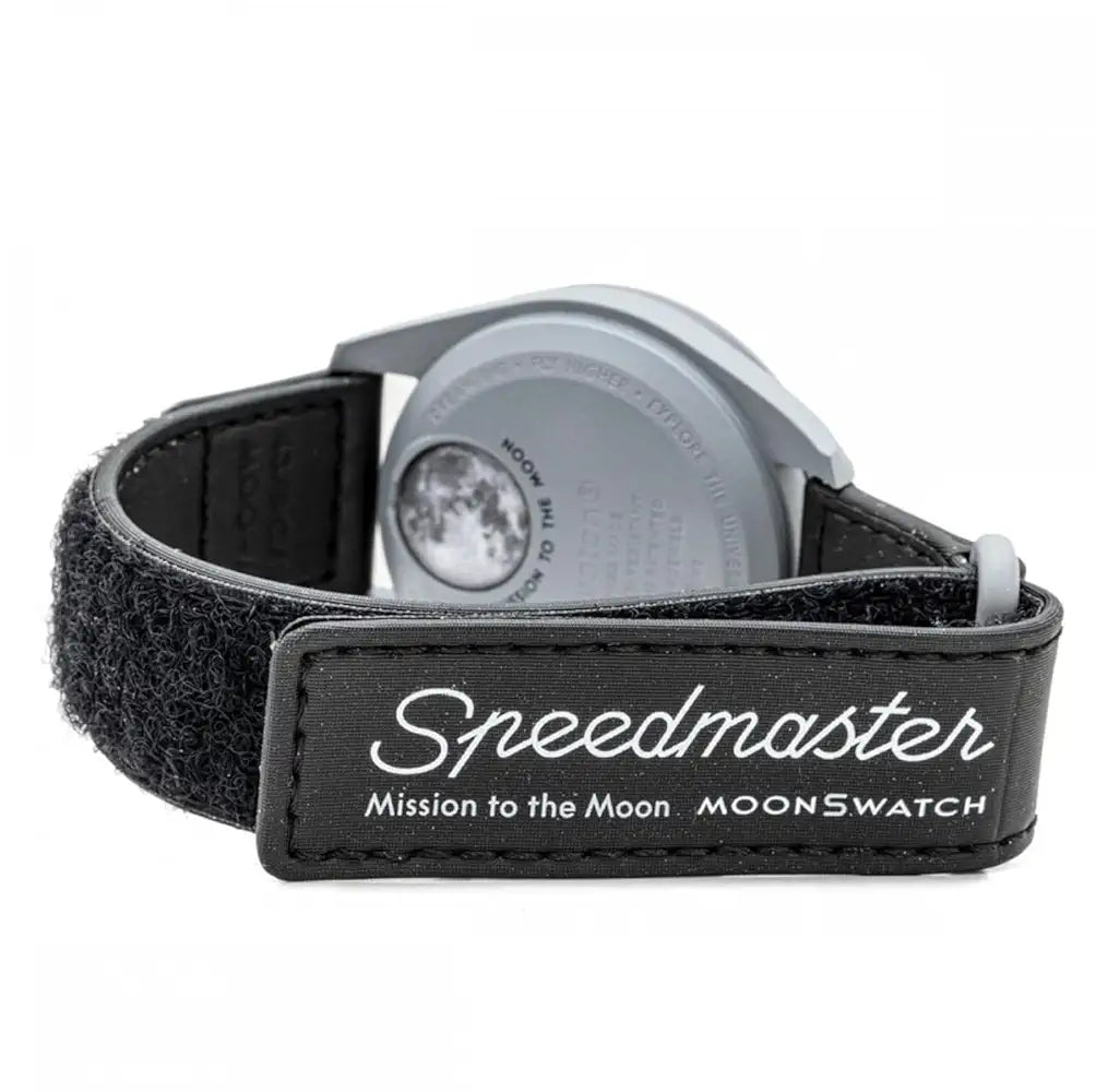 Omega x Swatch Moon Swatch Mission to The Moon Speedmaster Black - New, SO33M100, Unisex, Black, Modern