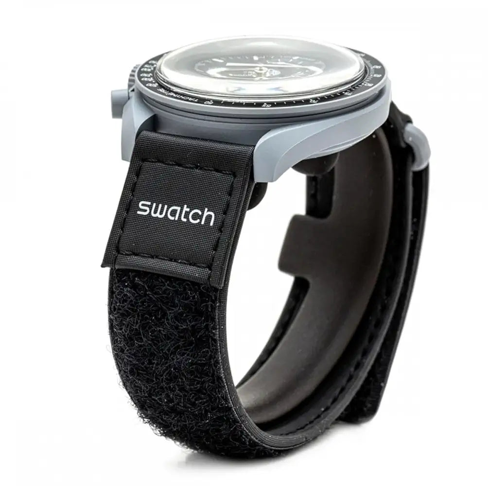 Omega x Swatch Moon Swatch Mission to The Moon Speedmaster Black - New, SO33M100, Unisex, Black, Modern